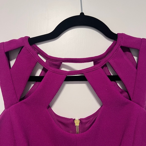 Betsey Johnson Cut Out Fit & Flare Sleeveless Dress - Picture 2 of 4